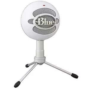 Micrófono Logitech Snowball iCE USB condensador cardioide blanco