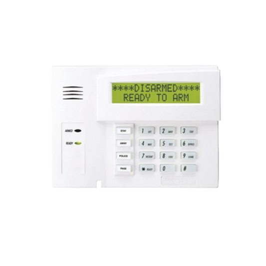 Teclado Programador Alfanumérico para Paneles de Alarma Vista / Pantalla LCD / Sirve para programar y activar el panel de Alarma.