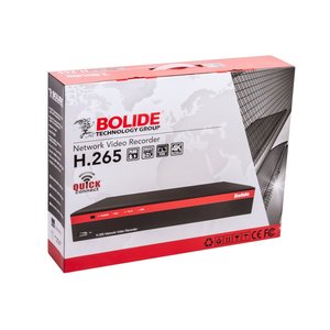 Grabador NVR Bolide BN-NVR/8NX-S/NDAA 8 canales PoE 12TB 4K
