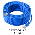 Cable Lan De Internet Cat6e 20 m