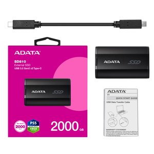 SSD externo Adata Technology SD810 1.95TB USB 3.2 Tipo C 2000MB/s