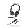 Auriculares Poly Blackwire 5220 8X231AA USB-C 3.5 mm micrófono con reducción de ruido