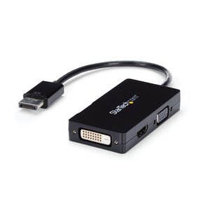 Adaptador de video 3nStar PDL110VHD-PU-4HD VGA HDMI DP interfaces