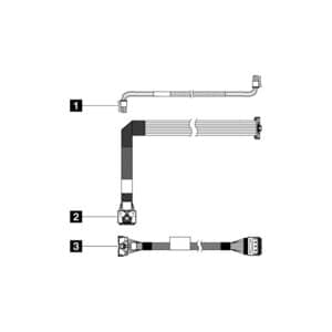 kit de cables Lenovo 4X97A87137 ThinkSystem SR630 V3 raid interno