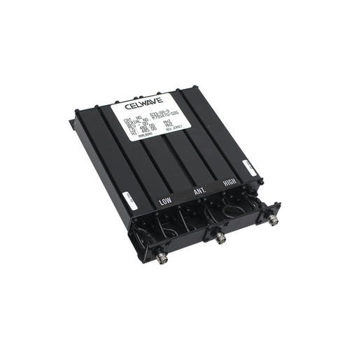 '--Descontinuado-Duplexer Compacto de Rechazo de Banda, 406-450 MHz, 6 cavidades, 50 Watt.