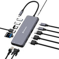 Hub multipuerto Verbatim 23942321545 USB-C 14 puertos HDMI 4K 85W