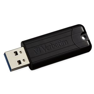 Memoria USB Verbatim 23942493204 PinStripe 256 GB, USB 3.2 Gen 1, negra