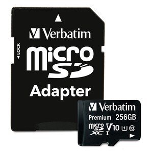 Tarjeta microSDXC Verbatim 23942703648 256GB UHS-I V10 clase 10