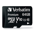 Tarjeta microSDXC Verbatim Premium 23942440840 64GB UHS-I V10 Clase 10