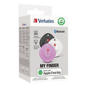 Localizador Bluetooth Verbatim 23942321323 My Finder 3 unidades, negro/blanco/morado