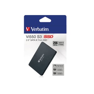 SSD interno Verbatim 23942493518 Vi550 256GB SATA III 2.5" 520 MB/s