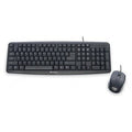 Combo teclado y mouse Verbatim 23942981114 USB Slimline español negro