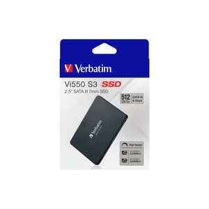SSD interno Verbatim Vi550 23942493525 512 GB SATA III 2.5 hasta 560 MB/s