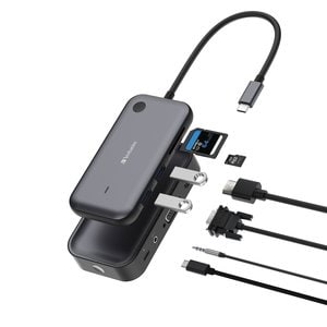 Adaptador inalámbrico Verbatim 23942321460 HDMI VGA USB-C 1080p