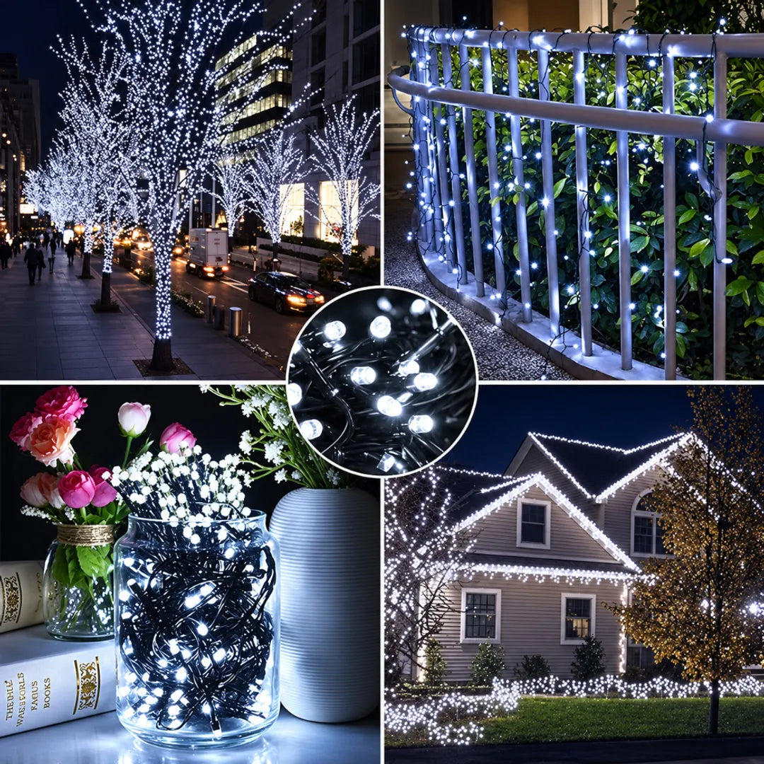 Luces led navideñas blancas x270l 12 m