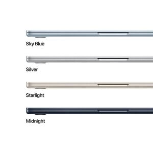 Portátil Apple MacBook Air MW0X3E/A 13.6", M4, 16GB, SSD 512GB