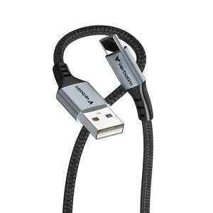 Cable USB-A a USB-C Verbatim 23942318439 18W 120 cm Sync & Charge