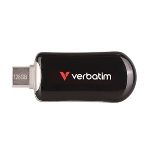 Unidad flash USB-C Verbatim Plectra 23942302254 128GB, negra