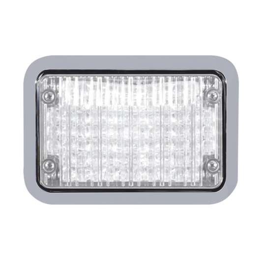 Luz perimetral LED clara 4x6 con bisel