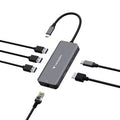 Hub USB-C Verbatim Essentials 32157 6 puertos con RJ45