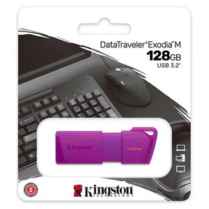Memoria USB Kingston DataTraveler Exodia M KC-U2L128-7LP 128 GB USB 3.2