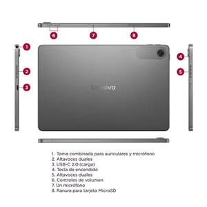 Tableta Lenovo Tab TB311XU 10.1 pulgadas WUXGA MediaTek Helio G85 4GB 128GB