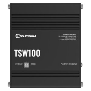 Switch Teltonika TSW100 TSW100010050 5 puertos Gigabit, PoE+