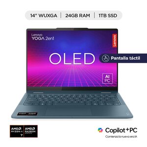 Portátil 2 en 1 Lenovo Yoga 7 14AKP10 R7, 24GB, 1TB SSD
