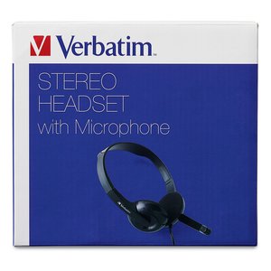 Audífonos Verbatim 70730 tipo headset con conector 3,5 mm