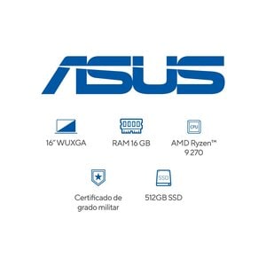 Portátil Asus Vivobook S16 M3607HA-RP111 Ryzen 9 270 16GB 512GB SSD