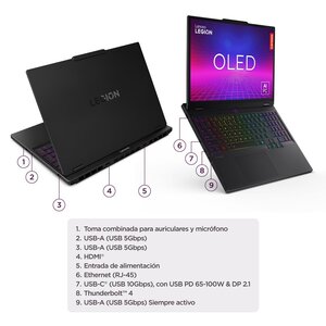 Portátil gamer Lenovo Legion 5 83M0007ULM Ryzen 7 16GB 1TB RTX 5060