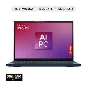 Portátil Lenovo IdeaPad Slim 3 R5 8GB 512GB 15"