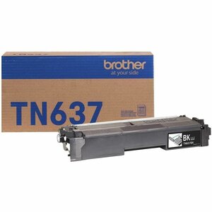 Tóner Brother TN637BK negro original ultra alto rendimiento láser