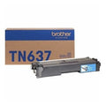 Tóner Brother TN637C azul ciánico original ultra alto rendimiento láser