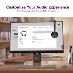 Audífonos Lenovo 4XD1S19777 Dual-Mode Wireless, ANC, Headset 6550