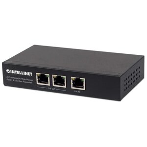 Extensor PoE Intellinet 561266 2 puertos Gigabit PoE+, 100 m, 25 W