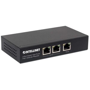 Extensor PoE Intellinet 561266 2 puertos Gigabit PoE+, 100 m, 25 W