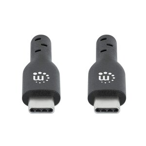 Cable Manhattan 353342 USB 2.0 Tipo-C a Tipo-C, 1 m, 60 W