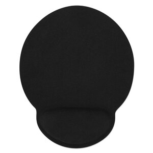 Mouse pad Manhattan 434362 gel 240 x 200 mm reposamuñecas negro