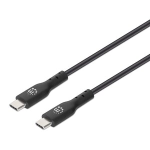 Cable Manhattan 354875 USB 2.0 Tipo-C a Tipo-C 480 Mbps 60 W 2 m