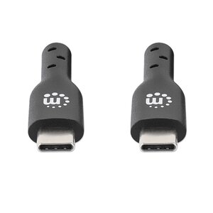 Cable Manhattan 354875 USB 2.0 Tipo-C a Tipo-C 480 Mbps 60 W 2 m