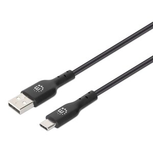 Cable Manhattan 353298 USB 2.0 Tipo-A a Tipo-C 480 Mbps 1 m