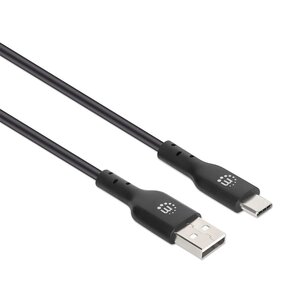 Cable Manhattan 353298 USB 2.0 Tipo-A a Tipo-C 480 Mbps 1 m