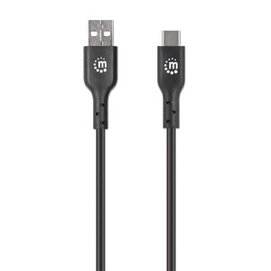 Cable Manhattan 353298 USB 2.0 Tipo-A a Tipo-C 480 Mbps 1 m