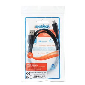 Cable Manhattan 353298 USB 2.0 Tipo-A a Tipo-C 480 Mbps 1 m