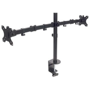 Soporte monitor Manhattan 461528 doble 13 a 32 pulgadas 8 kg articulado