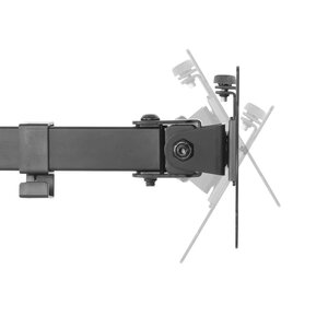 Soporte monitor Manhattan 461528 doble 13 a 32 pulgadas 8 kg articulado