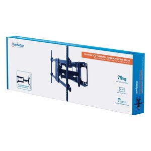 Soporte pared Manhattan 461290 pantalla 37 a 90 pulgadas 75 kg doble brazo