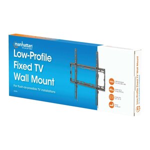 Soporte pared Manhattan 462396 pantalla 32 a 70 pulgadas 45 kg fijo ultradelgado