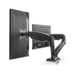 Soporte doble monitor Manhattan 462501 Gas-Spring 17 a 32 pulgadas 9 kg